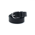 Cintura Cuoio Fibbia Argento 3cm