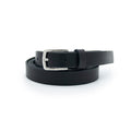 Cintura Cuoio Fibbia Argento 2cm