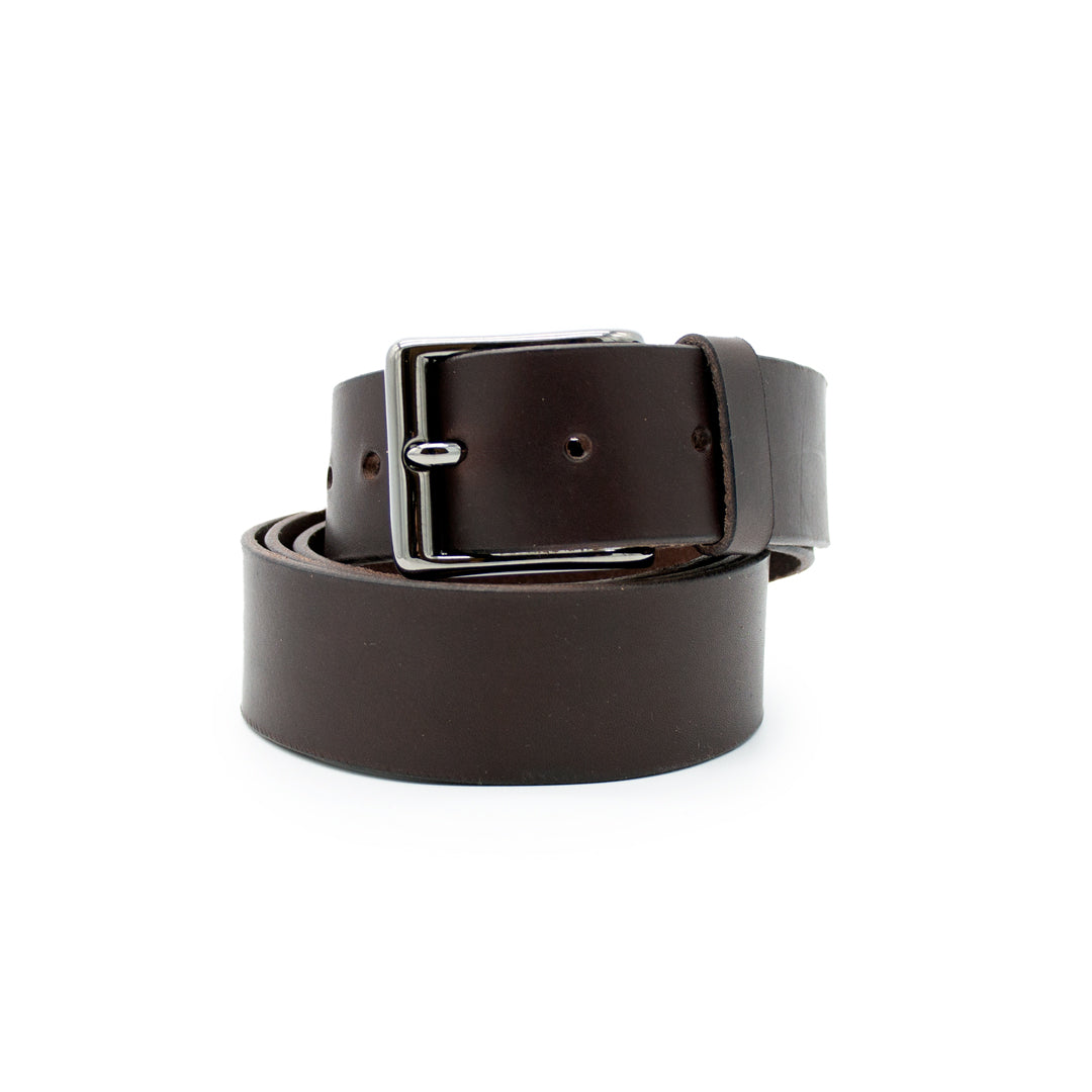 Cintura Cuoio Fibbia 4cm