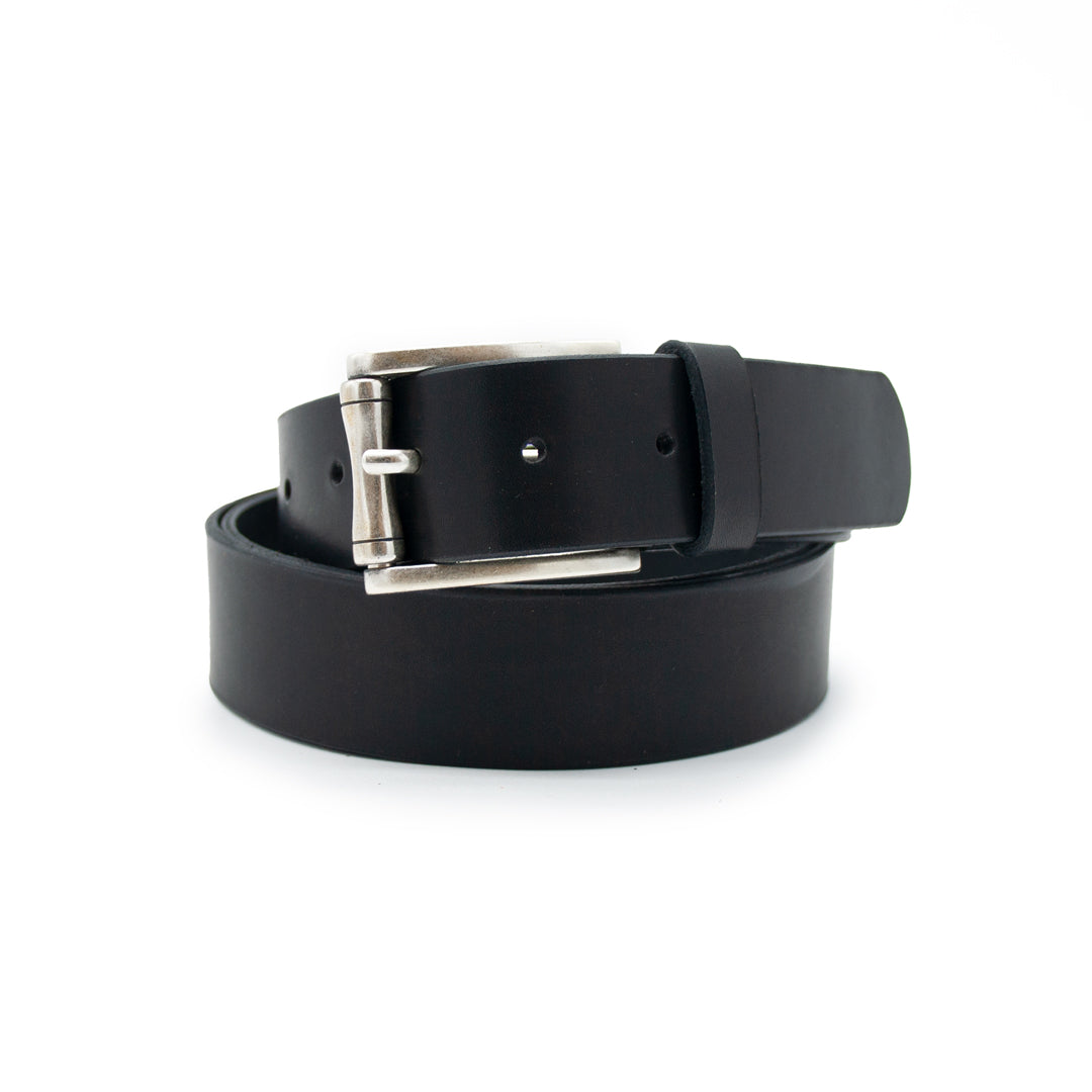 Cintura Cuoio Fibbia Rullo 3,5cm