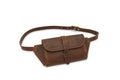 Marsupio Artigianale in Pelle Marrone 